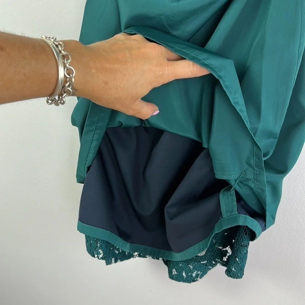 NEW J. Crew Cathleen Dress Green Leavers Lace Size 2 Strapless Prom Bridesmaid